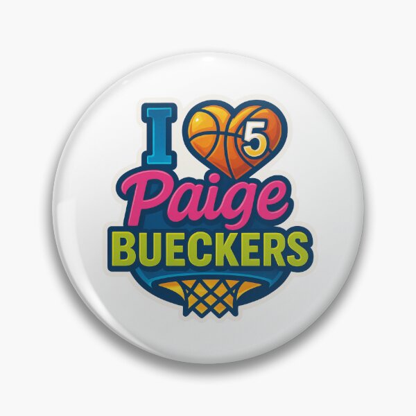 Item preview, I Love Paige Bueckers Sticker WNBA Dallas Wings Rookie All-Star designed and sold by CoachEkong.