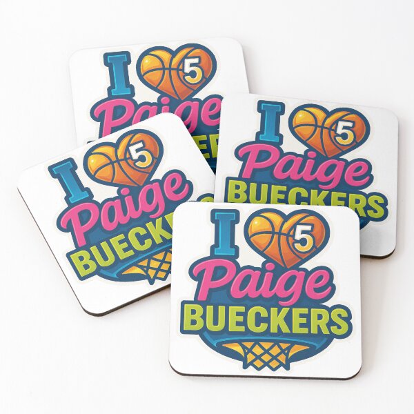 Item preview, I Love Paige Bueckers Sticker WNBA Dallas Wings Rookie All-Star designed and sold by CoachEkong.