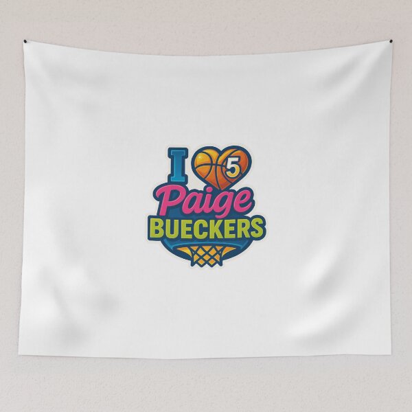 Item preview, I Love Paige Bueckers Sticker WNBA Dallas Wings Rookie All-Star   designed and sold by CoachEkong.