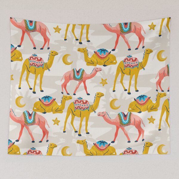 Item preview, Arabian Desert Camels Pattern designed and sold by Farissa Designs.