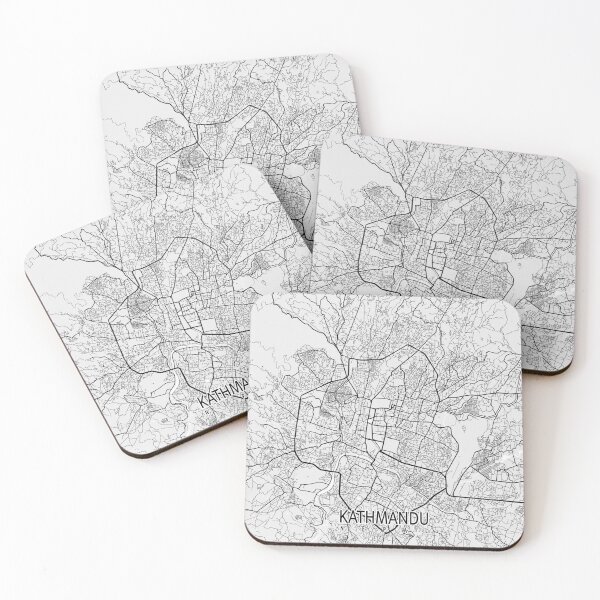 Item preview, Kathmandu City Map of Nepal - Light designed and sold by deMAP.