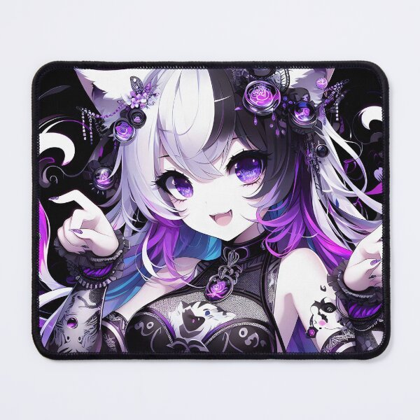 Item preview, nekogirl purple and black designed and sold by ghostevisions.