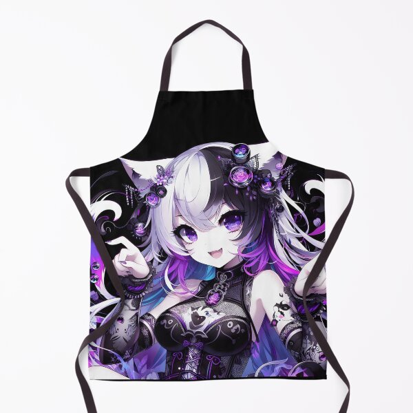 Item preview, nekogirl purple and black designed and sold by ghostevisions.