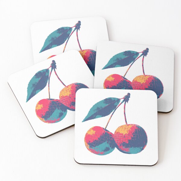 Item preview,  Disco Cherries – Retro Funk Fruit Illustration designed and sold by CleanLineStudio.