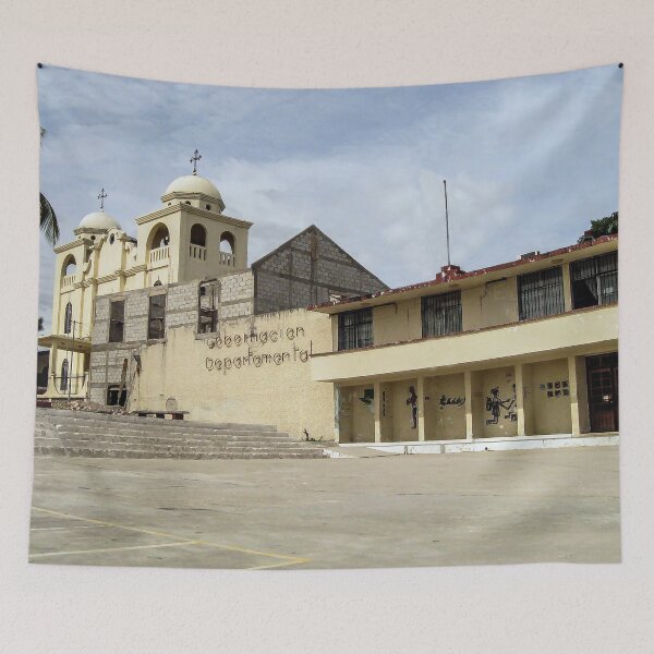 Item preview, Old Building in Livingston, Guatemala designed and sold by heatherfriedman.