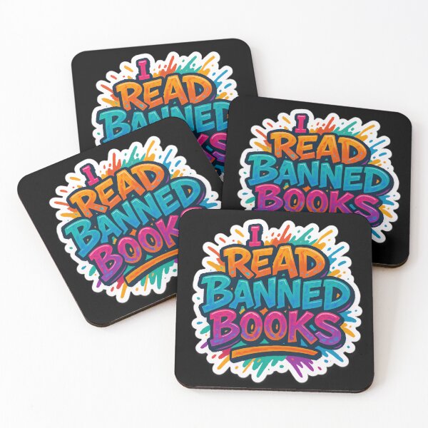 Item preview, I Read Banned Books Graffiti Protest Art designed and sold by PinUpPizzazz.