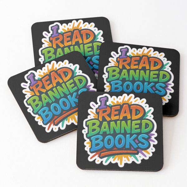 Item preview, I Read Banned Books Graffiti Protest Art designed and sold by PinUpPizzazz.