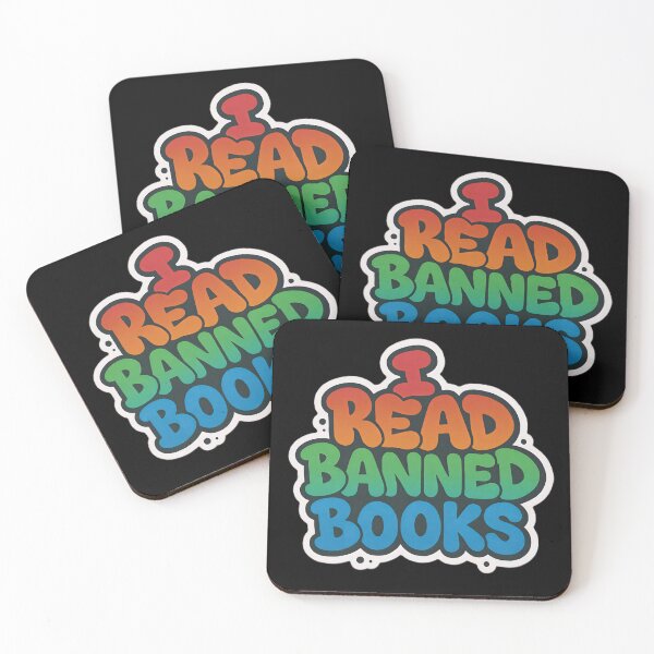 Item preview, I Read Banned Books Graffiti Protest Art designed and sold by PinUpPizzazz.