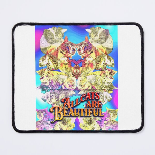 Item preview, All Cats Are Beautiful - Psychedelic Cat Attack designed and sold by the-grindilkin.