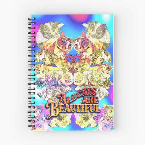 Item preview, All Cats Are Beautiful - Psychedelic Cat Attack designed and sold by the-grindilkin.