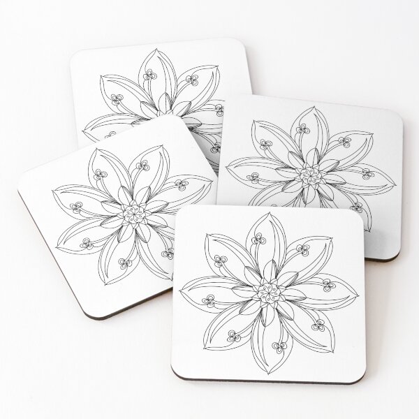 Item preview, Intricate Floral Mandala designed and sold by MirelaBadea.