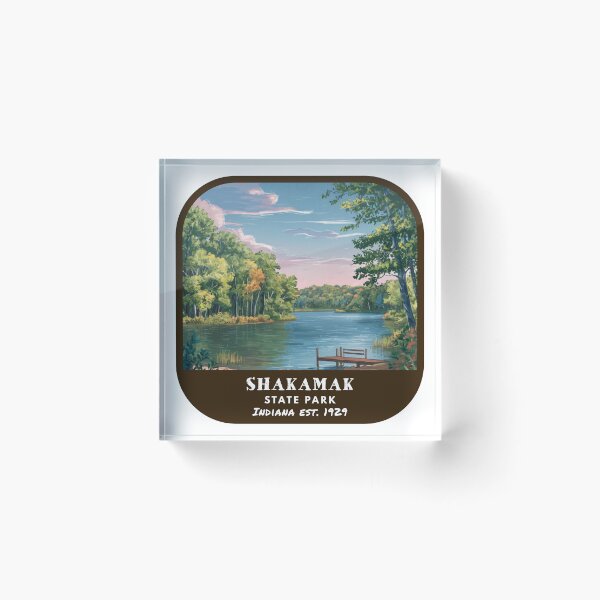 Item preview, Vintage Shakamak State Park (Indiana State Park) designed and sold by RabbitK.