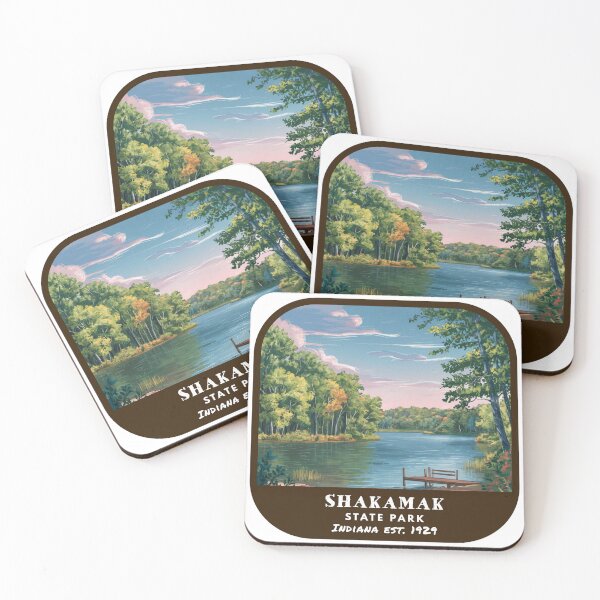 Item preview, Vintage Shakamak State Park (Indiana State Park) designed and sold by RabbitK.