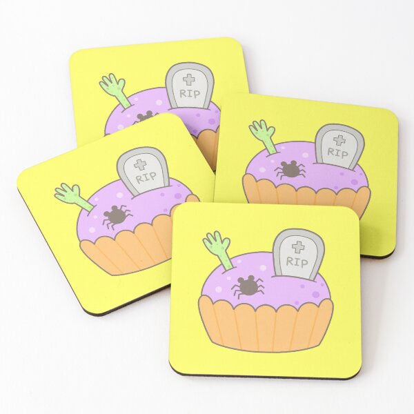 Item preview, Cute pastel fancy halloween party cup cake designed and sold by nuchz.