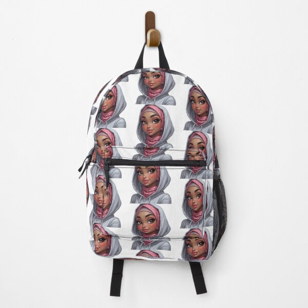 Item preview, Beautiful Hijabi Girl Sticker | Muslimah in Hoodie with Sparkles designed and sold by Lulunza.