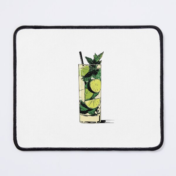 Item preview, Mojito Cocktail – Lime and Mint Drink Illustration designed and sold by CleanLineStudio.