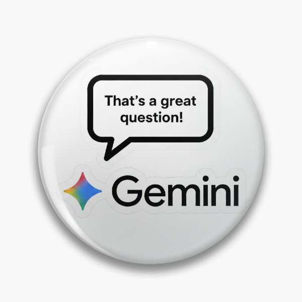 Artikelvorschau, Gemini AI – „Das ist eine großartige Frage!“ Entwickler-Aufkleber entworfen und verkauft von Pixel & Paw.