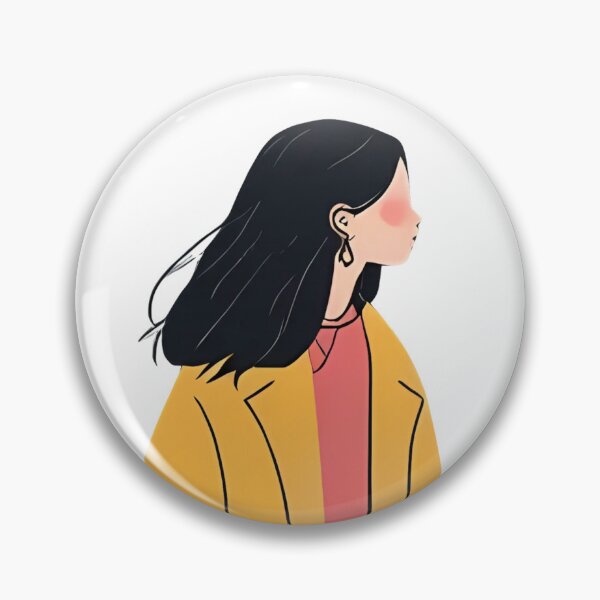 Artikelvorschau, Modemädchen im gelben Mantel Illustration entworfen und verkauft von StormVape.