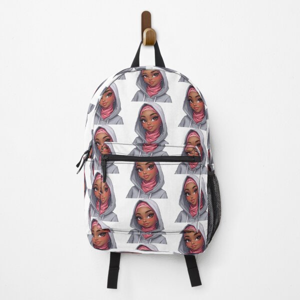 Item preview, Trendy Hijabi Girl Sticker | Cute Muslim Woman Casual Outfit designed and sold by Lulunza.