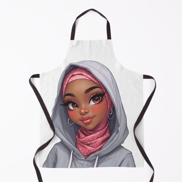 Item preview, Trendy Hijabi Girl Sticker | Cute Muslim Woman Casual Outfit designed and sold by Lulunza.