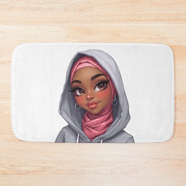Item preview, Trendy Hijabi Girl Sticker | Cute Muslim Woman Casual Outfit designed and sold by Lulunza.