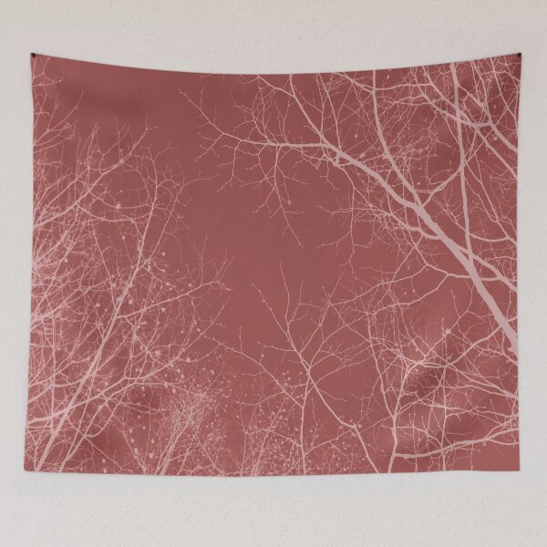 Item preview, Terracotta Red Tree Branches Minimalist Nature designed and sold by by-jwp.