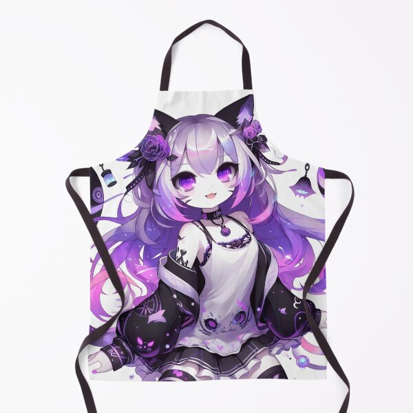 Item preview, nekogirl purple and black 2/2 designed and sold by ghostevisions.