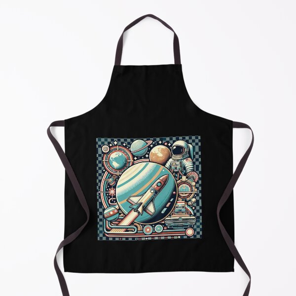 Item preview, Vintage Space Exploration Illustration – Retro Astronaut & Rocket Art designed and sold by SholoStudio.