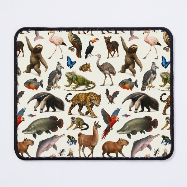 Item preview, Animals of South America Retro Illustration Chart designed and sold by kakarikihill.