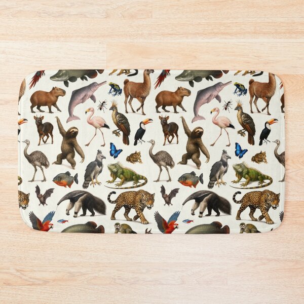 Item preview, Animals of South America Retro Illustration Chart designed and sold by kakarikihill.