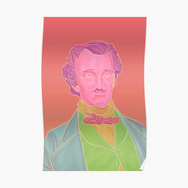 Pastel Poe Poster
