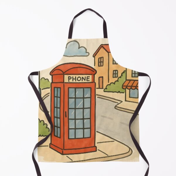Item preview, Red Phone Booth designed and sold by GraphicsClub.