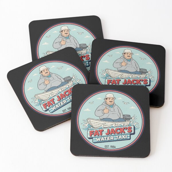 Item preview, SPLASH | Fat Jack’s Water Taxi – 80s Mermaid Rom-Com Retro designed and sold by dwinburn.