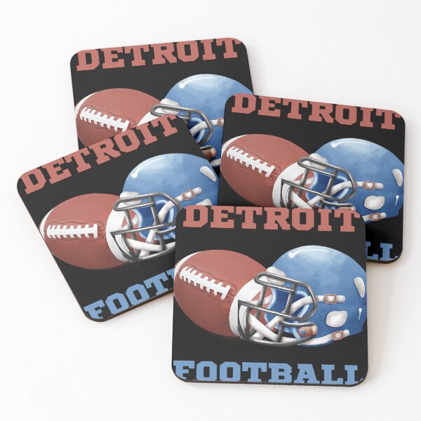 Item preview, Detroit Football - Classic Helmet and Ball designed and sold by stellab08sya.