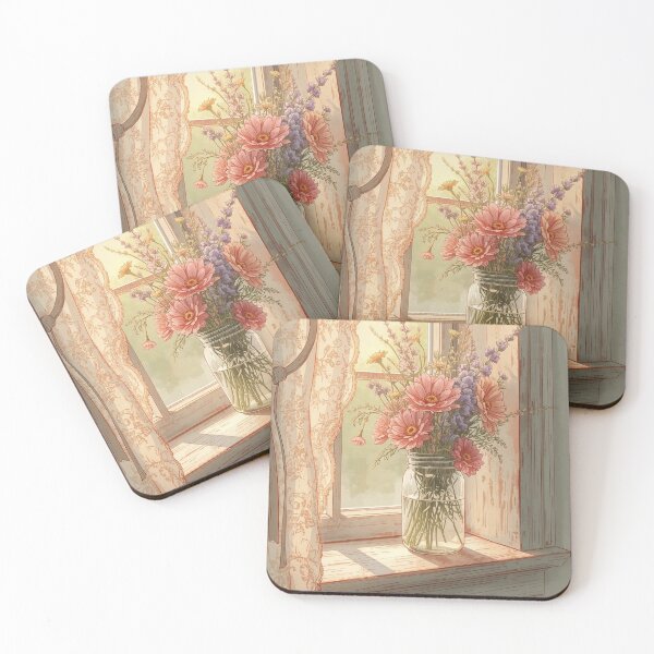 Item preview, Windowsill Wildflowers – Cottagecore Meadow Charm designed and sold by Deezyned.