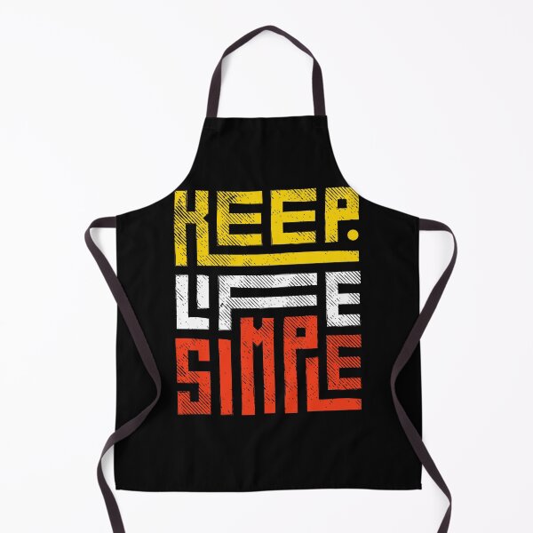 Item preview, Keep Life Simple - Bold Distressed Typography Inspirational T-Shirt designed and sold by FestivityFinds.