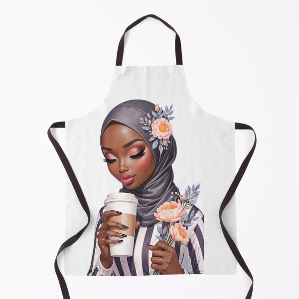 Item preview, Hijabi Girl with Coffee Sticker | Cute Muslimah Holding Cup designed and sold by Lulunza.