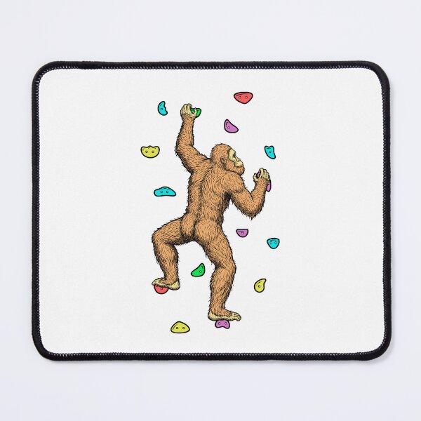 Item preview, Rock Climber Indoor Wall Climbing Bigfoot Funny Climbers designed and sold by GrandeDuc.