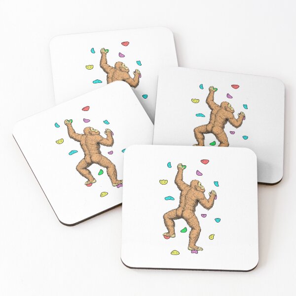Item preview, Rock Climber Indoor Wall Climbing Bigfoot Funny Climbers designed and sold by GrandeDuc.