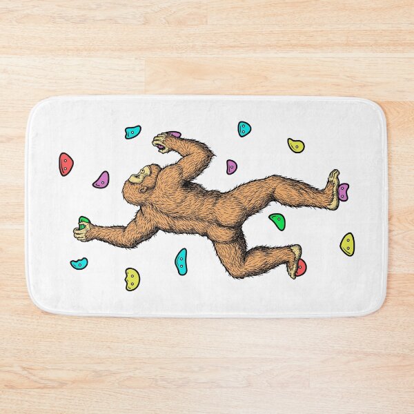 Item preview, Rock Climber Indoor Wall Climbing Bigfoot Funny Climbers designed and sold by GrandeDuc.