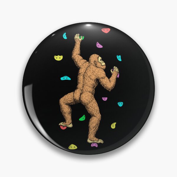 Item preview, Rock Climber Indoor Wall Climbing Bigfoot Funny Climbers designed and sold by GrandeDuc.