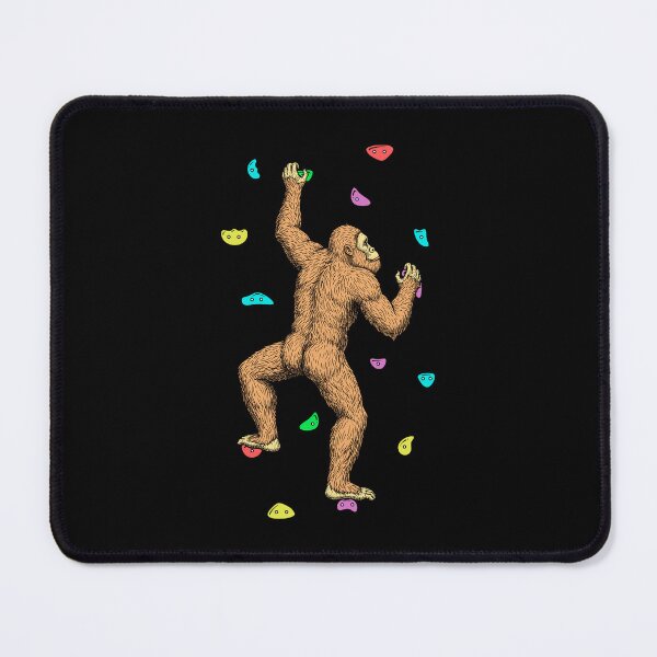 Item preview, Rock Climber Indoor Wall Climbing Bigfoot Funny Climbers designed and sold by GrandeDuc.