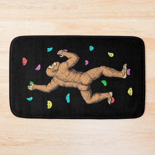 Item preview, Rock Climber Indoor Wall Climbing Bigfoot Funny Climbers designed and sold by GrandeDuc.