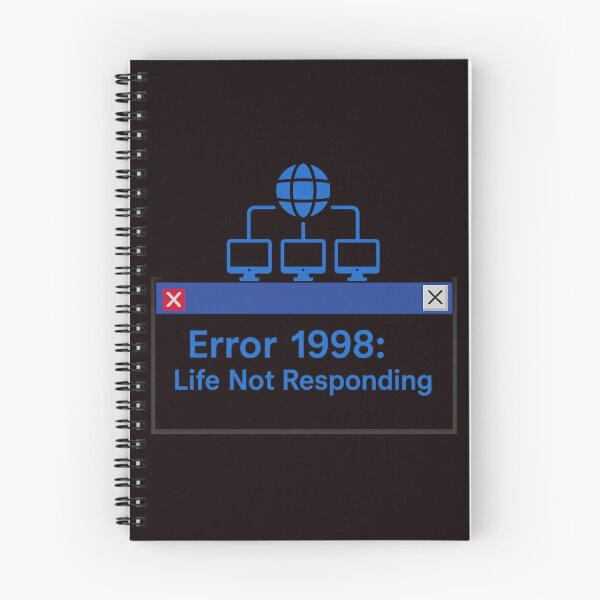 Item preview, Error 1998: Life Not Responding – Windows 95 Retro Minimalist Design designed and sold by Tadeusz1.