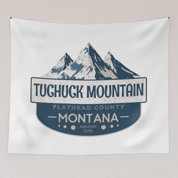 Item preview, Tuchuck Mountain, Flathead County, Montana, Mountain Design designed and sold by Wanderful-roads.