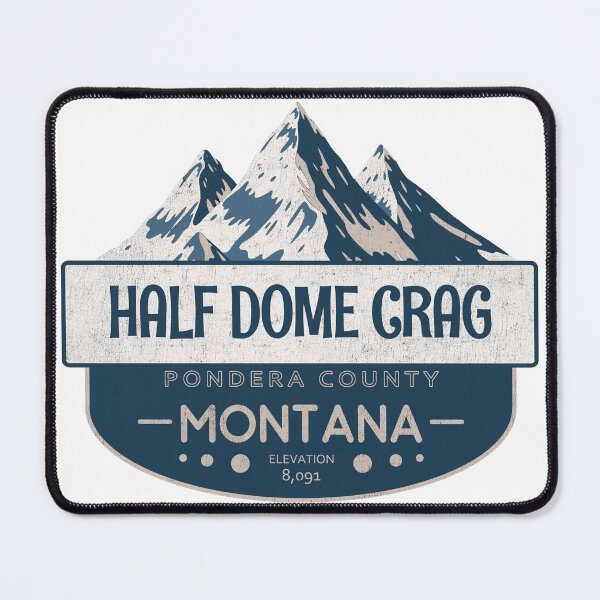 Item preview, Half Dome Crag, Pondera County, Montana, Mountain Design designed and sold by Wanderful-roads.