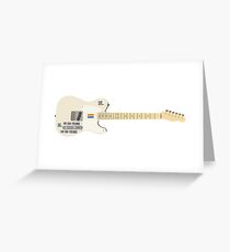harry styles guitar Greeting Card