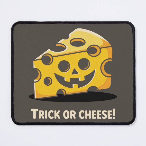 Item preview, Bright Yellow Cheese Slice Shaped into a Grinning Jack-o’-Lantern designed and sold by SplashTastic.