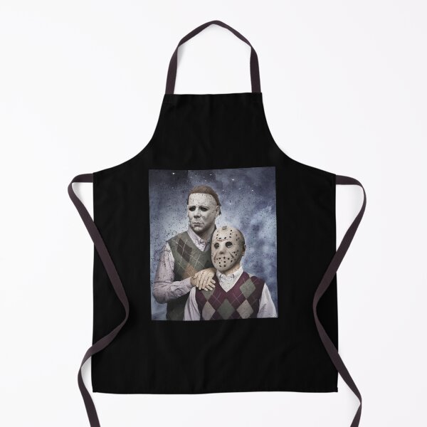 Item preview, Michael Myers and Jason Voorhees Step Brothers Funny Horror Movie Characters, Halloween designed and sold by choilacaf.