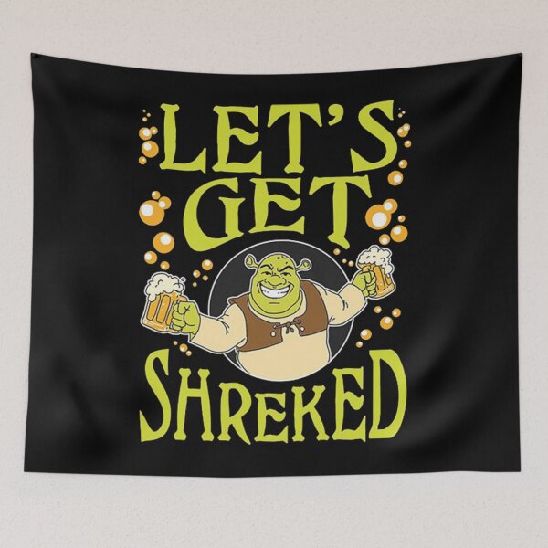 Item preview, Shrek  - Let's Get Shrek Swamped Vintage Cartoon designed and sold by IkeTurnerIke.